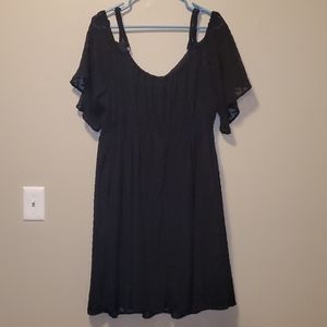 Torrid Black Cold-Shoulder Dress 2x